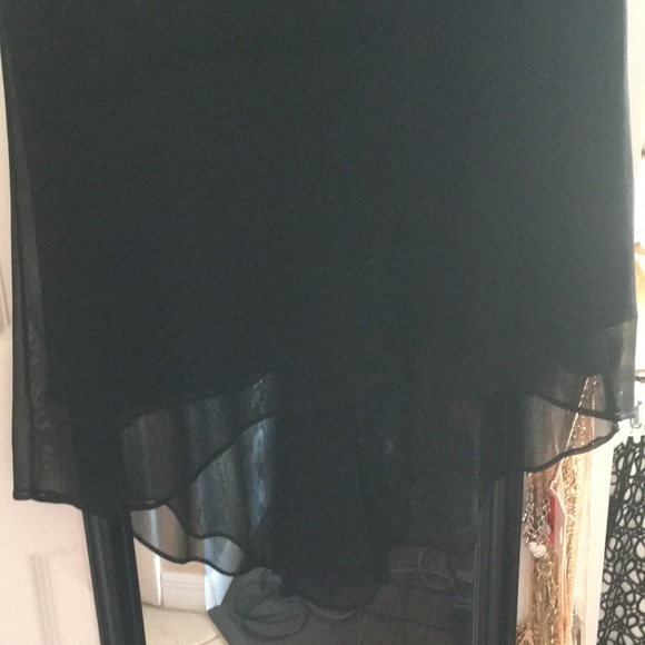 Orna Farho Paris Assymetrical Skirt w Chiffon Over - Picture 2 of 5